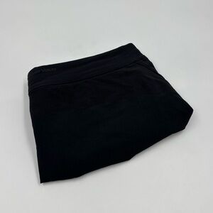 Outdoor Voices Women's L Black Nylon Lined‎ Athletic Mini Skort